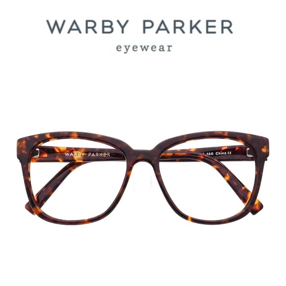 Warby Parker Eyeglasses- Francis Fig Tortoise Semi Butterfly Frame
